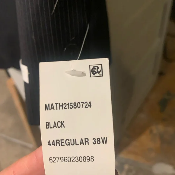 Calvin Klein slim fit 44R 38waist unfinished hem pants. New with tags. - Picture 4 of 4